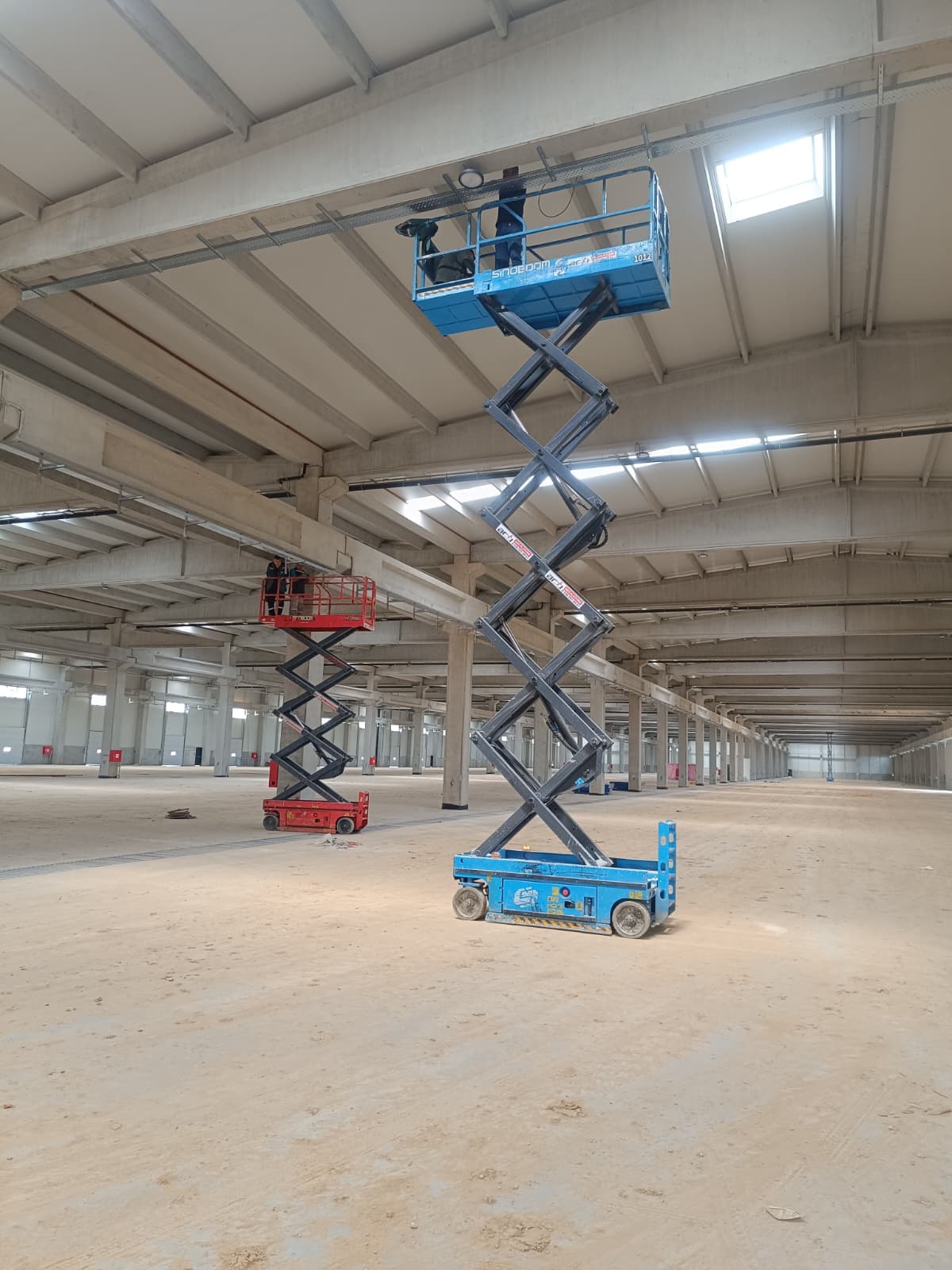 Manlift ile çok noktalı bakım rotası