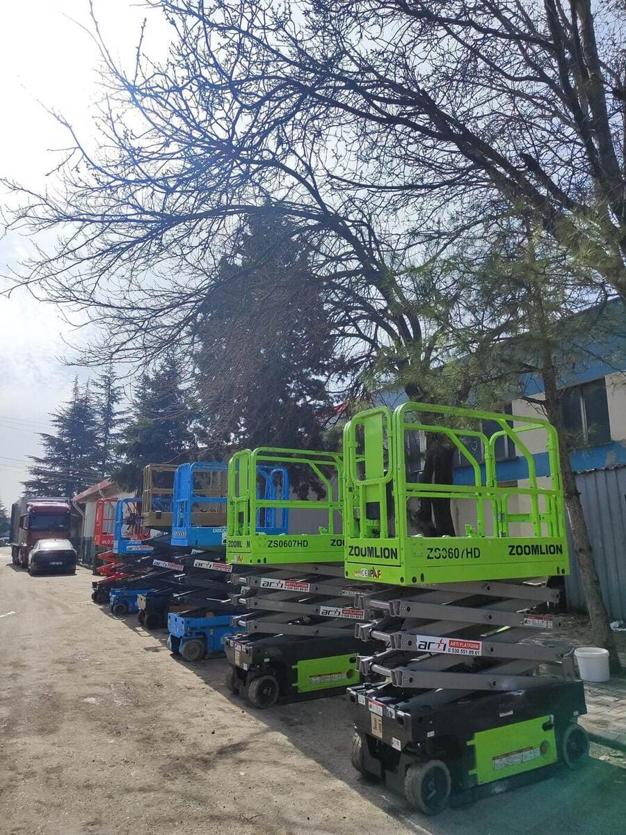 Manlift makine parkı